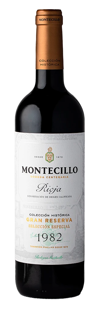 Botella de Montecillo Gran Reserva 1982