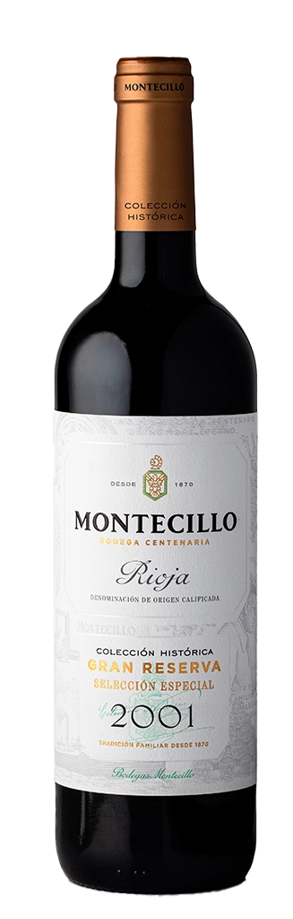 Botella de Montecillo Gran Reserva 2001