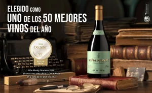 VIÑA MONTY GRACIANO 2016, GALARDONADO COMO UNO DE LOS 50 MEJORES VINOS DEL 2024 POR DECANTER WORLD WINE AWARDS