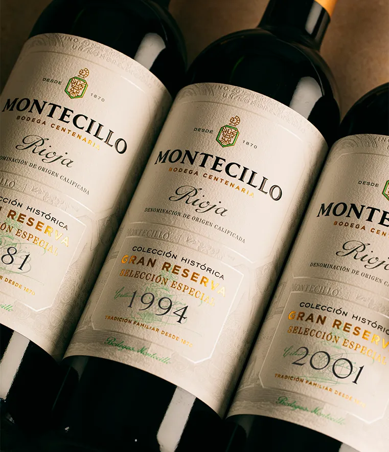 Añadas históricas de Bodegas Montecillo